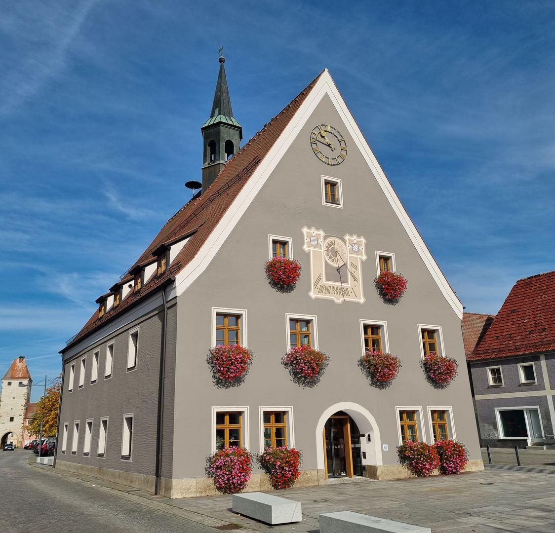 Digitale Fassadengestaltung Rathaus Freystadt - Entwurf der Gewinnerin